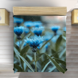 Přehoz na postel - Blue Flower