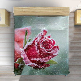 Luxusní přehoz na postel - Frosted Rose