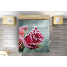 Luxusní přehoz na postel - Frosted Rose