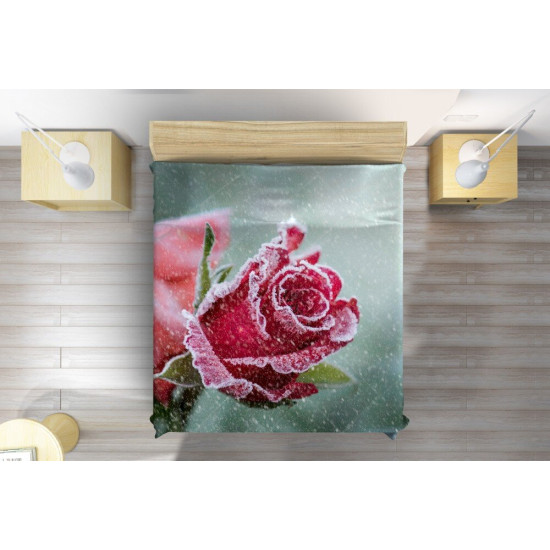 Luxusní přehoz na postel - Frosted Rose