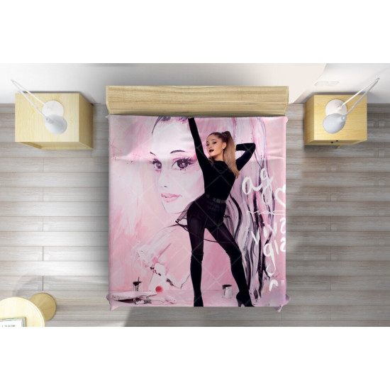 Přehoz na postel - Ariana Grande Art