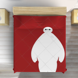 Červené přehoz přes postel - Big Hero Red