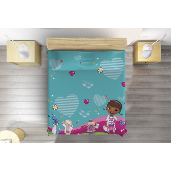 Dětský přehoz na postel - Doc McStuffins