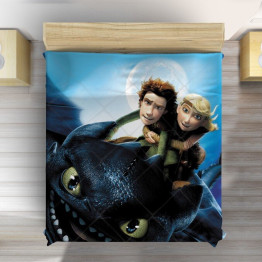 Přehoz přes postel Yak vycvičit draka - How to Train Dragon