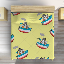 Dětský přehoz na postel - Ship