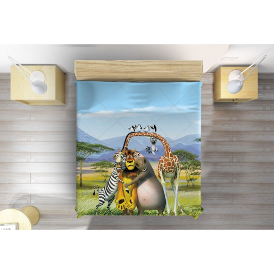 Dětský přehoz na postel - Madagascar