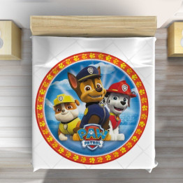 Přehoz přes postel Tlapková patrola - Paw Patrol White