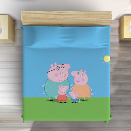 Přehoz přes postel - Peppga Pig