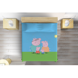 Přehoz přes postel - Peppga Pig
