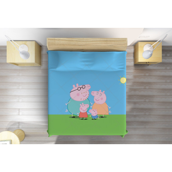 Přehoz přes postel - Peppga Pig