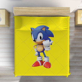 Žlutý přehoz na postel - Sonic