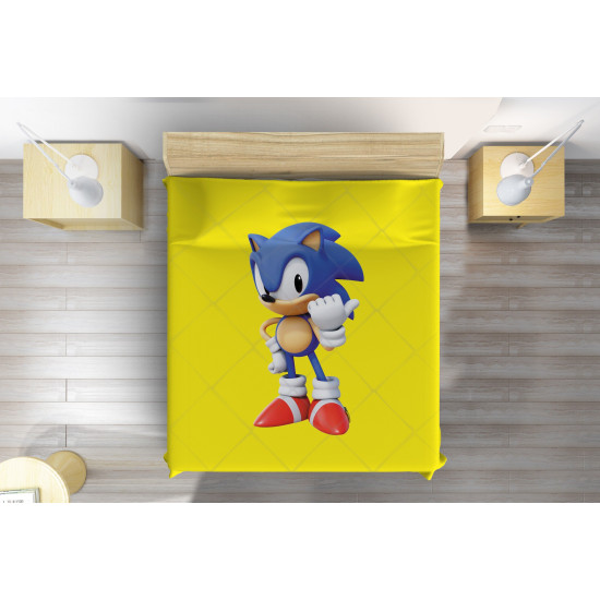 Žlutý přehoz na postel - Sonic