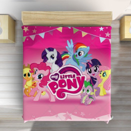 Růžový přehoz na postel - My Little Pony