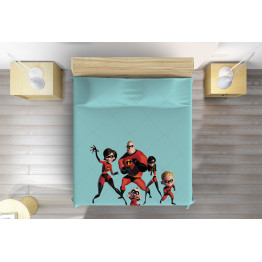 Přehoz na postel pro děti - The Incredibles Animation