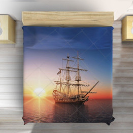 Luxusní přehoz na postel - Ship