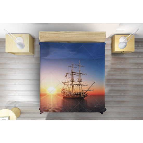 Luxusní přehoz na postel - Ship