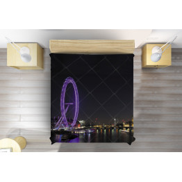 Přehoz přes postel - London Eye