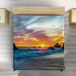 Luxusní přehoz na postel - Malibu Sunrise