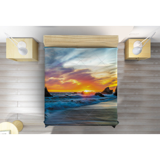 Luxusní přehoz na postel - Malibu Sunrise
