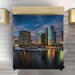 Přehoz přes postel - Night in San Diego