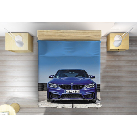 Přehoz na postel - BMW Blue