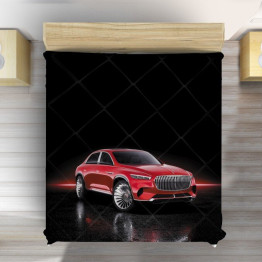 Přehoz přes postel - Mercedes Red
