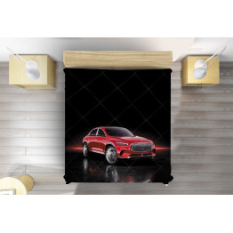 Přehoz přes postel - Mercedes Red
