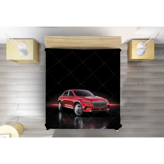 Přehoz přes postel - Mercedes Red