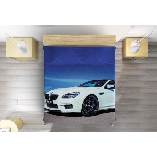 Přehoz přes postel - BMW White