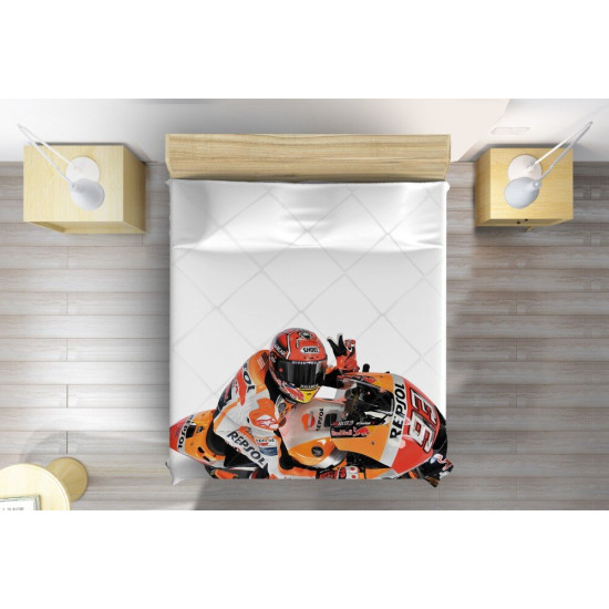 Luxusní přehoz na postel - Honda Moto