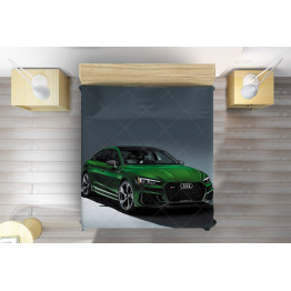 Přehoz přes postel - Audi Green
