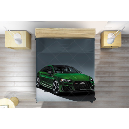 Přehoz přes postel - Audi Green