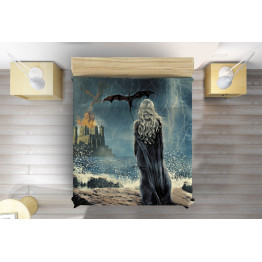 Luxusní přehoz na postel 3D - Deneris Game of Thrones