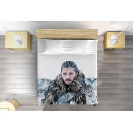 Přehoz přes postel - Game of Thrones John Snow White