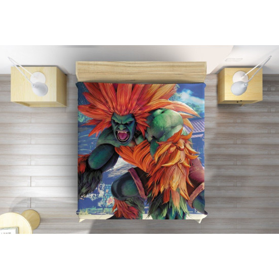 Přehoz přes postel 3D - Blanka Street Fighter
