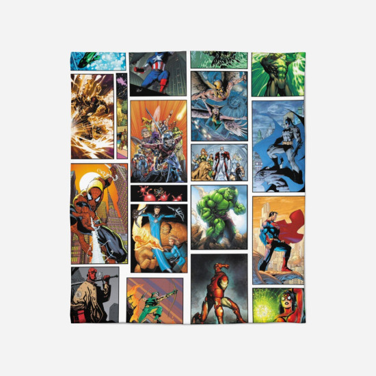Luxusní deka 3D - Superman Comics