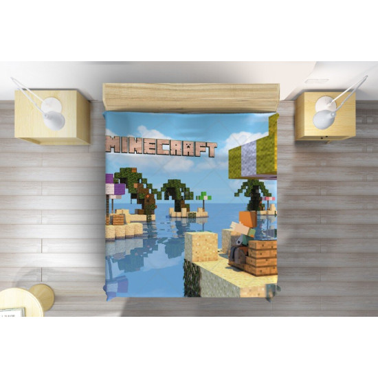 Přehoz na postel - Minecraft