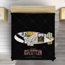 Černý přehoz na postel - Led Zeppelin