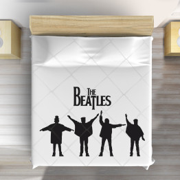 Bílý přehoz na postel - The Beatles Shadow