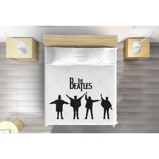 Bílý přehoz na postel - The Beatles Shadow