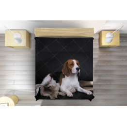 Přehoz na postel - Beagle
