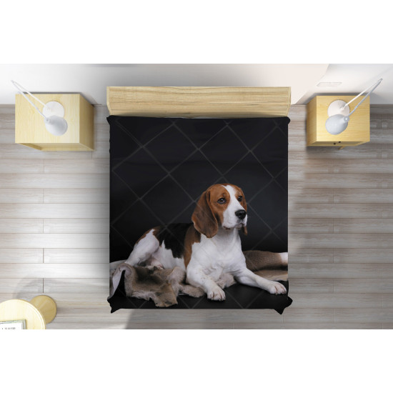 Přehoz na postel - Beagle