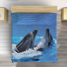 Luxusní přehoz na postel - Two Dolphins
