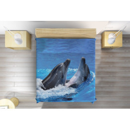 Luxusní přehoz na postel - Two Dolphins