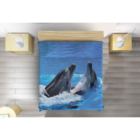 Luxusní přehoz na postel - Two Dolphins