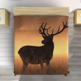 Přehoz na postel 3D - Deer in the Desert