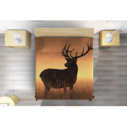 Přehoz na postel 3D - Deer in the Desert