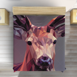 Přehoz přes postel - Geometric Deer