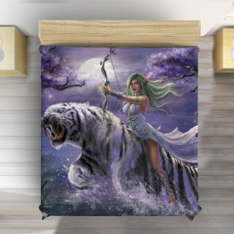 Přehoz přes postel - Female Elf Tiger