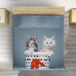 Přehoz přes postel - Cats in Basket
